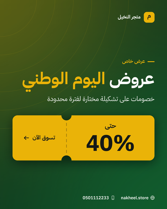تصاميم حقيقية أنتجها حصاد تلقائياً لأنشطة مختلفة